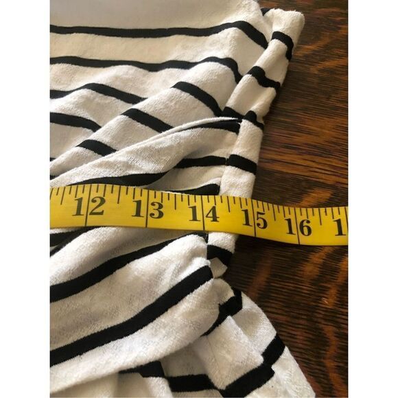 ModCloth Fervour Black and White Striped Fit and Flare Dress - Picture 11 of 13